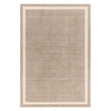 Covor bej handmade din lână 160x230 cm Albi – Asiatic Carpets ieftin