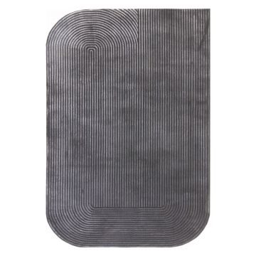 Covor gri antracit 200x290 cm Kuza – Asiatic Carpets