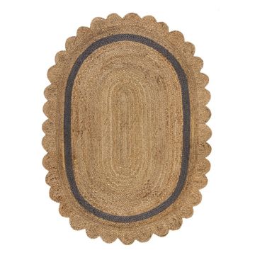 Covor în culoare naturală handmade din iută 120x170 cm Grace – Flair Rugs