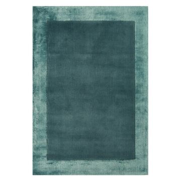 Covor în culoarea petrolului handmade din amestesc de lână 160x230 cm Ascot – Asiatic Carpets ieftin