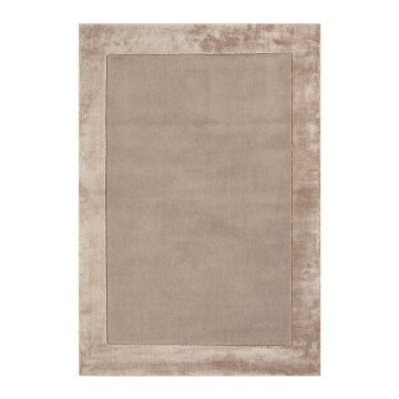 Covor maro deschis handmade din amestesc de lână 200x290 cm Ascot – Asiatic Carpets