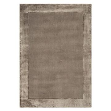 Covor maro handmade din amestesc de lână 120x170 cm Ascot – Asiatic Carpets la reducere