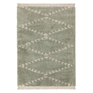 Covor verde 160x230 cm Rocco – Asiatic Carpets ieftin