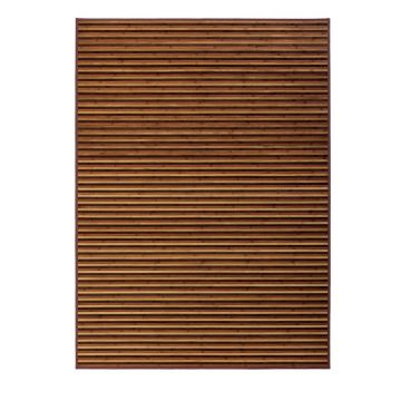 Covor galben muștar/maro din bambus 180x250 cm – Casa Selección ieftin