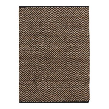 Covor negru-natural 120x170 cm Zigzag – douceur d'intérieur