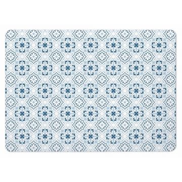 Covoraș de baie alb-albastru din diatomit 50x70 cm Atlanta – douceur d'intérieur Covoraș de baie alb-albastru din diatomit 50x70 cm Atlanta – douceur d'intérieur