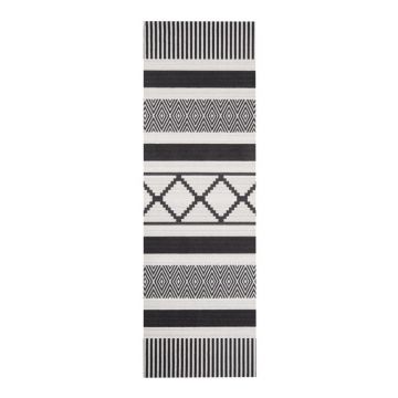 Covor de bucătărie / traversă Zala Living Cook & Clean Urban, 45 x 140 cm, negru-gri