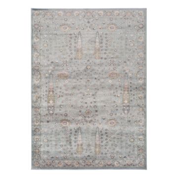 Covor din viscoză Universal Lara Ornament, 120 x 170 cm, gri