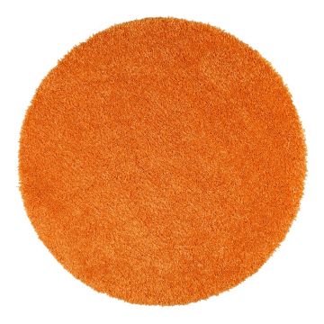 Covor rotund Universal Aqua Liso, ø 80 cm, portocaliu