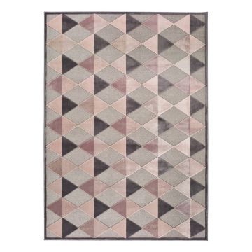 Covor Universal Farashe Triangle, 160 x 230 cm, gri-roz
