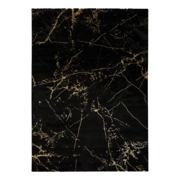 Covor Universal Gold Marble, 140 x 200 cm, negru