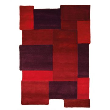 Covor Collage Roșu 120X180 cm, Flair Rugs