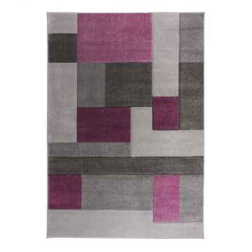 Covor Cosmos Violet/Gri 120X170 cm, Flair Rugs