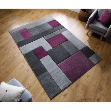 Covor Cosmos Violet/Gri 200X290 cm, Flair Rugs