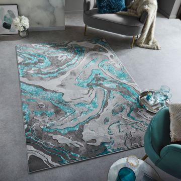 Covor Marbled VERDE SMARALD 240X340 cm, Flair Rugs