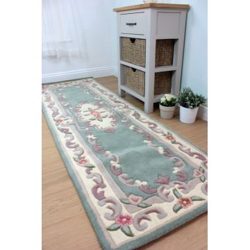Covor traversă Aubusson Verde 67X210 cm, Flair Rugs
