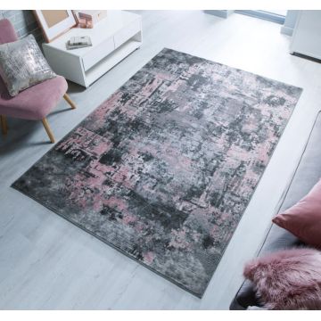 Covor Wonderlust Gri/Roz 160X230 cm, Flair Rugs