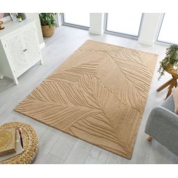 Covor Lino Leaf Stone 160x230 cm, Flair Rugs