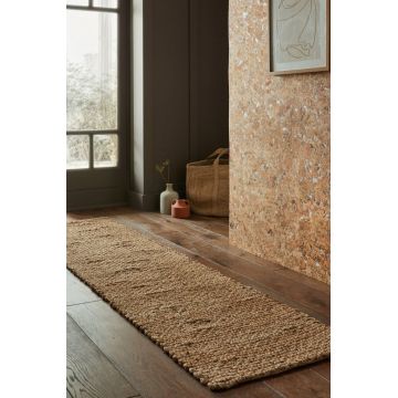 Covor traversă Sol Jute Natural 60X230 cm, Flair Rugs