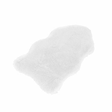 Carpeta blana artificiala, alb, 50x90 cm