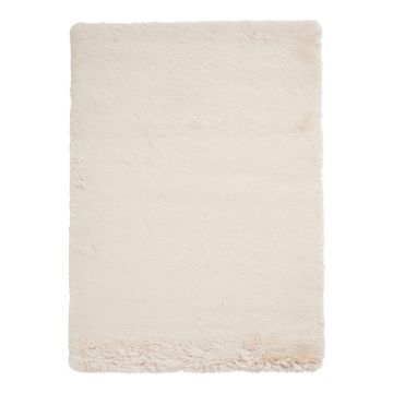 Covor crem 60x120 cm Super Teddy – Think Rugs