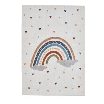 Covor pentru copii crem 120x170 cm Vida Rainbow – Think Rugs