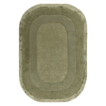 Covor verde handmade din amestesc de lână 160x230 cm Halo – Asiatic Carpets ieftin