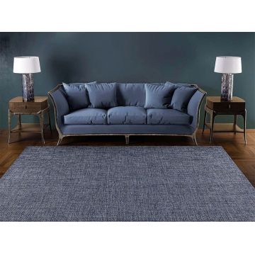 Covor, 2022, 80x150 cm, Polipropilena, Albastru Covor, 2022, 80x150 cm, Polipropilena, Albastru