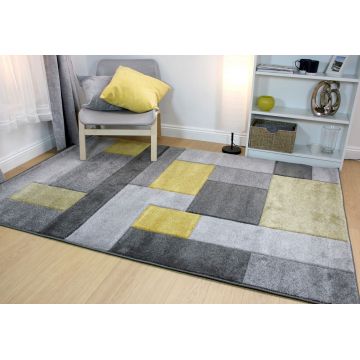 Covor Cosmos Ochre, Flair Rugs, 120x170 cm, polipropilena, ocru