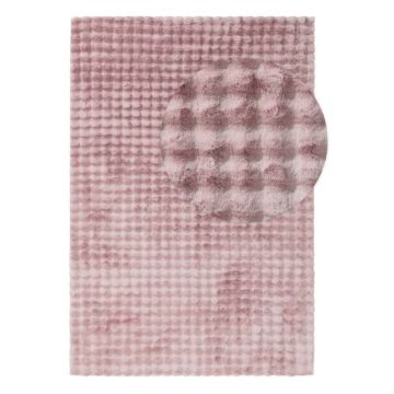 Covor roz lavabil 120x170 cm Bubble Pink – Mila Home ieftin