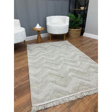 Covor Tasarım Zigzag, Bej, 180x120 cm