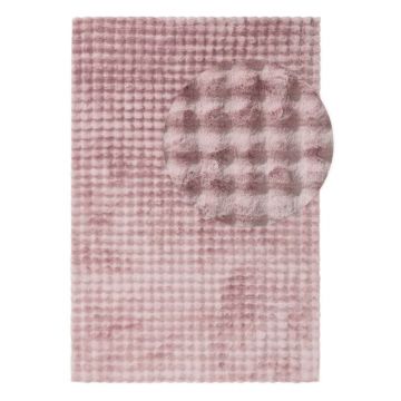 Covor tip traversă roz lavabil 80x200 cm Bubble Pink – Mila Home