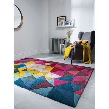 Covor Falmouth Multi, Flair Rugs, 160x230 cm, lana, multicolor
