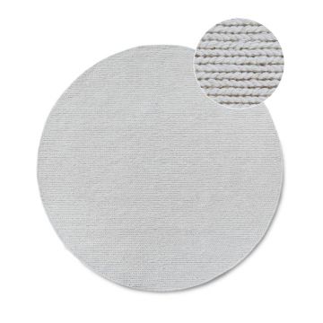 Covor alb țesut manual rotund din lână ø 200 cm Francois – Villeroy&Boch