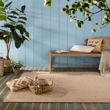 Covor pentru exterior Weave, Flair Rugs, 80x150 cm, polipropilena, natural