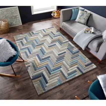 Covor Russo Natural/Multi, Flair Rugs, 160x230 cm, lana, multicolor