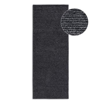 Covor tip traversă gri închis țesut manual din lână 80x200 cm Francois – Villeroy&Boch
