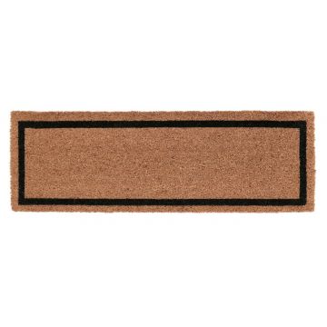 Covoras de intrare Valerie, Bizzotto, 25x75 cm, fibra de cocos/PVC, maro