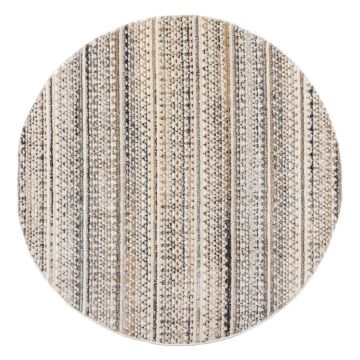 Covor bej rotund 140x140 cm Camino – Flair Rugs Covor bej rotund 140x140 cm Camino – Flair Rugs