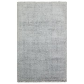 Covor de living / dormitor Maze Home Comfort Shaggy, Lavabil, Gri (diverse dimensiuni), 80x150 cm