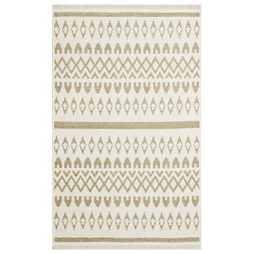 Covor de living / dormitor Maze Home Mondo Reversibil, Cream Beige 03 (diverse dimensiuni), 120x180 cm