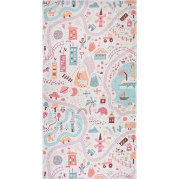 Covor pentru copii 80x150 cm Pastel Neighborhood – Vitaus Covor pentru copii 80x150 cm Pastel Neighborhood – Vitaus