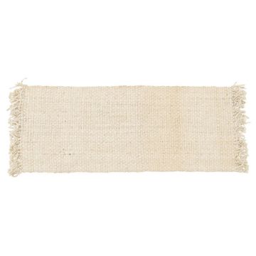 Covor tip traversă crem din iută 70x170 cm Altea – Ixia