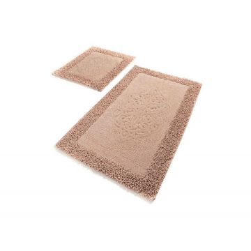 Set 2 Covorase de Baie Piante Pudra (Bumbac 100%)