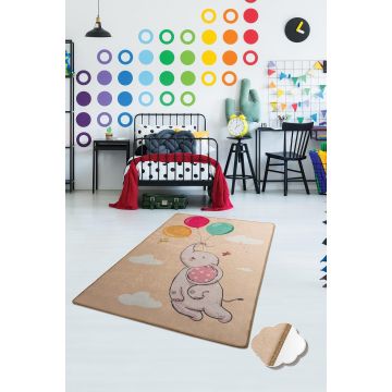 Covor de Copii Flying Elefant, Multicolor, 100x160 cm
