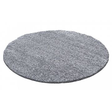 Covor Life 1500 v2, Gri inchis, 120x120 cm