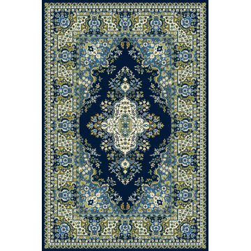 Covor Fatima S Navy Blue, Wilton