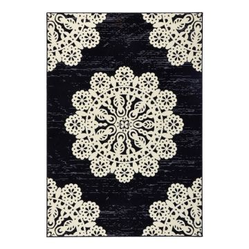 Covor Hanse Home Gloria Lace, 160x230 cm, negru