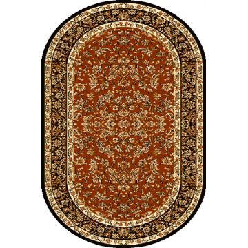 Covor Hermiona Brick Red Oval, Wilton