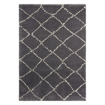 Covor Mint Rugs Hash, 80 x 150 cm, gri